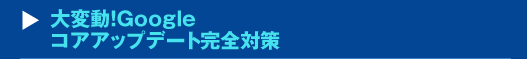  大変動！Googleコアアップデート完全対策セミナー